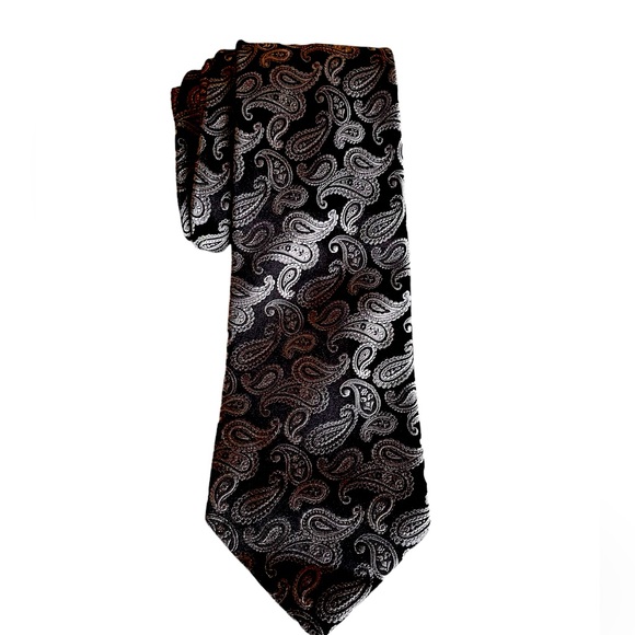 Men’s paisley necktie - Picture 1 of 2